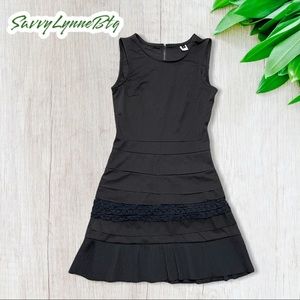NURENSHIJIE Fit & Flare Women Black Dress Small